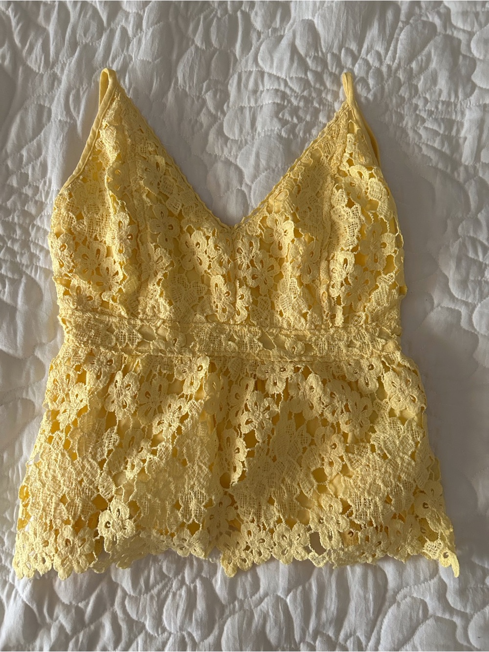 A& F Lace Camisole Top